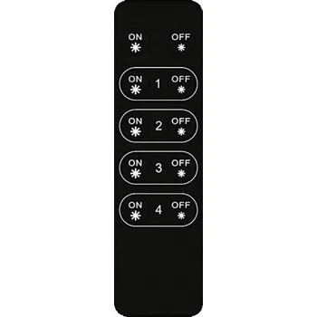 Ovladač světel Tlačítkový čtyřzónový inteligentní dálkový ovladač