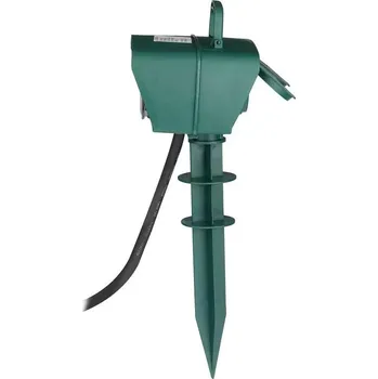 Elektrická zásuvka V-TAC Venkovní zásuvkový sloupek VT-1112-3