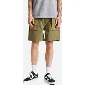 Pánské kraťasy BRIXTON kraťasy - Waypoint Nylon Cargo Short Olive Surplus (OLVSP)