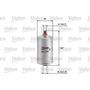 Palivový filtr Palivový filtr VALEO 587205