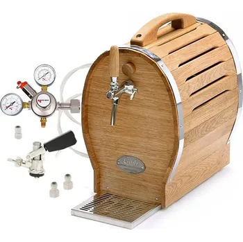 Chladicí zařízení na pivo Lindr SOUDEK 35 NEW Green Line kompletní sestava s redukčním ventilem CO2 1 - naražeč BAJONET