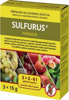 Fungicid Lovela Sulfurus likvidátor houbových chorob 3x 15 g