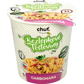 Kostera INSTANTNÍ BEZLEPKOVÉ TĚSTOVINY S OMÁČKOU CARBONARA Balení: Kelímek 60g