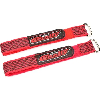 Stahovací páska CORALLY stahovací pásky 250x20mm, červené, 2 ks.