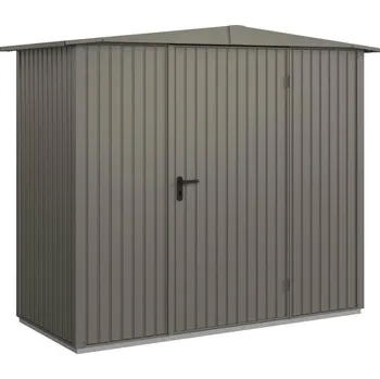 Zahradní domek Zahradní domek Hörmann Berry Classic Typ 1, sedlová střecha Rozměr 258,8 x 121,3 cm, sedlová střecha, křemenná šedá RAL 7039 (258,8 x 121,3 cm, sedlová střecha, křemenná šedá RAL 7039)