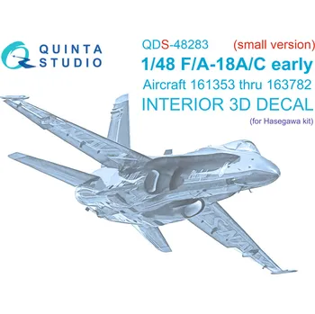 Plastikový model Quinta studio 1/48 F/A-18A / C early 3D-Printed&col.Int. SMALL