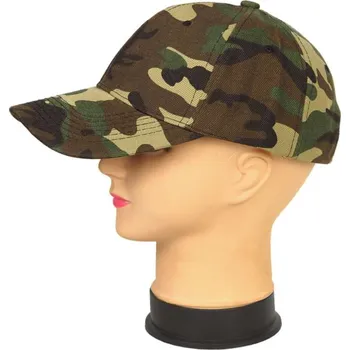 Kšiltovka Maskáčová kšiltovka woodland (Čepice s kšiltem unisex)