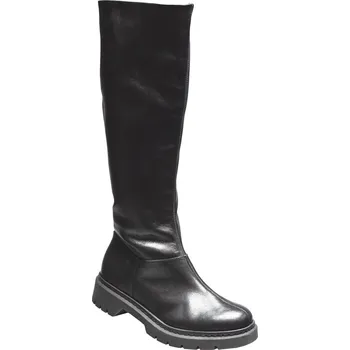 Dámské polobotky Dámská černá vysoká kozačka UF/2012-1 BLACK 35