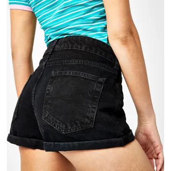 dámské šortky JACK WILLS - WASHED BLACK - S (Jack Wills Lizzie Denim Shorts)