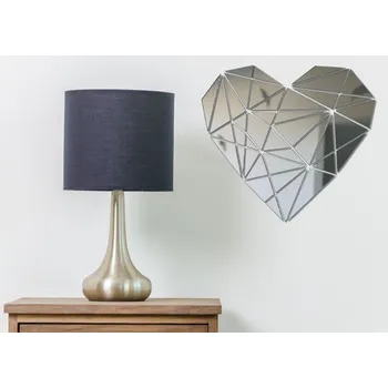 Zrcadlo Dekorační nalepovací zrcadlo srdce