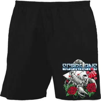 Pánské kraťasy bermudy, kraťasy Scorpions - Scorpion And Roses