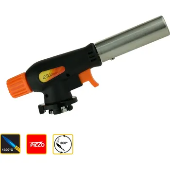 ElicoCamp Hořák, letlampa 1,76 kW s předehřevem na bajonetové kartuše pro pájení, zapalování, rozmrazování