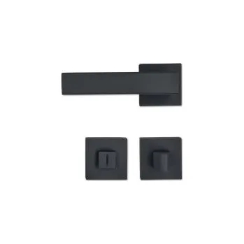 Dveřní kování Kelly kování černé ctverc.rozety