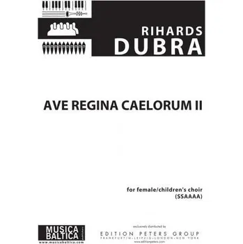 Ave regina caelorum II - for female/children's choir - pro sbor SSAAAA 910160