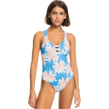 Dámské plavky plavky Roxy PT Roxy Love The Wave Catcher - BJT6/Azure Blue Palm Island L