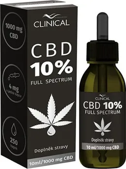 CBD Clinical Nutricosmetics Full Spectrum CBD 10 % 1000 mg 10 ml