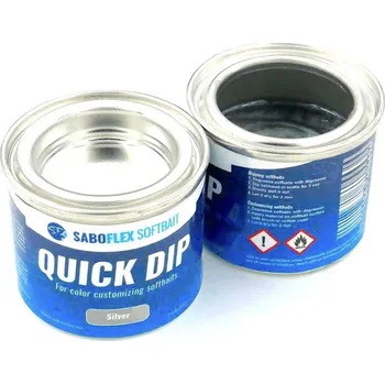 Návnadové aroma Barva na nástrahy SABOFLEX Quick Dip - Silver