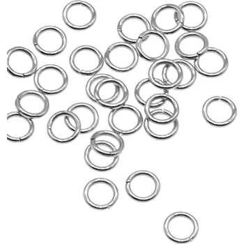 Materiál na výrobu šperku 3mm Uzavřené spojovací kroužky - 500Ks - 3 x 0,4 mm
