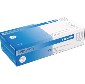 Zdravotnický materiál UNIGLOVES Vinylové rukavice - Premium, 100 ks Velikost: XL (10)