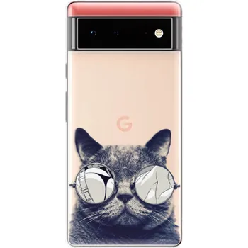 Pouzdro na mobilní telefon Odolné silikonové pouzdro iSaprio - Crazy Cat 01 - Google Pixel 6 5G