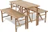 Zahradní sestava Pivní set 41502 stůl + 2 lavice 100 cm bambus
