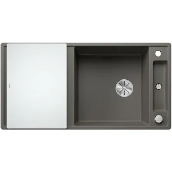 Granitový dřez Blanco AXIA III XL 6 S InFino Silgranit šedá vulkán skl.kráj.deska oboustr.prov. s exc. - 527234 + ZÁRUKA 3 ROKY ZDARMA