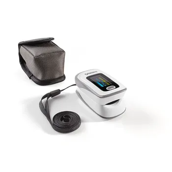 Pulzní oxymetr s Bluetooth bílý/šedý