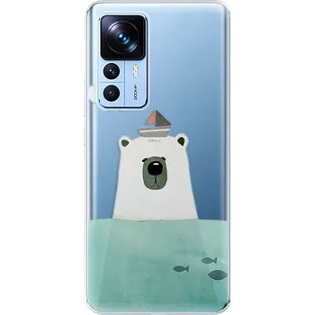 Pouzdro na mobilní telefon Odolné silikonové pouzdro iSaprio - Bear With Boat - Xiaomi 12T / 12T Pro
