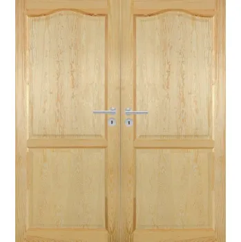 Interiérové dveře ArchoD Dvoukřídlé dřevěné dveře dýhované z borovice Tampa