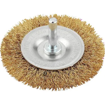 kwb Okružní brusný kartáč, vlnitý mosazný drát, ø 75 mm 609313 1 ks