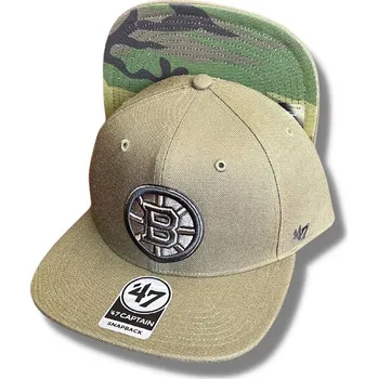 Kšiltovka '47 Brand Snapback Boston Bruins Ballpark Camo ’47