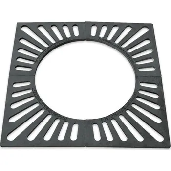 Příslušenství pro zahradní stavbu Litinová stromová mříž SQROC 120 - 120 x 120 cm Varianta: Litinová stromová mříž SQROC 120 - 120 x 120 cm