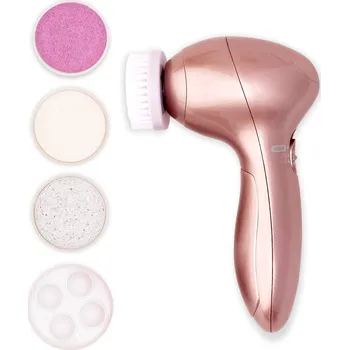 Elektrický čistič pleti Zoë Ayla Electric Facial Cleansing Set čisticí přístroj na obličej 5v1 Rose Gold