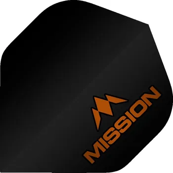 Příslušenství pro šipky Mission Letky Logo - Black/Orange F2508
