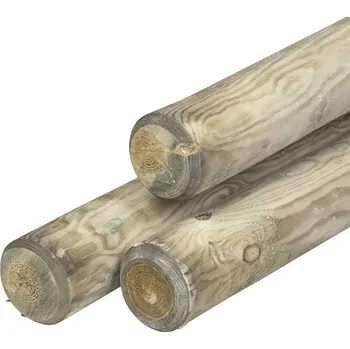 Zahradní obrubník Dřevěná palisáda Ø 10 cm Vladeko