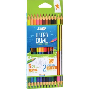 Kresba Pastelky JUNIOR dual trojhranné 12ks