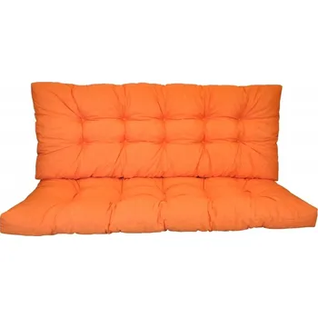 Axin Trading s.r.o. Polstr na zahradní houpačku 180 cm - látka oranžový melír