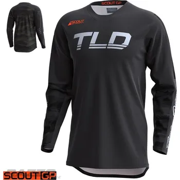cyklistický dres Pánský dres TroyLeeDesigns GP Scout Off-Road Jersey Recon Brushed Camo Black 2023 S