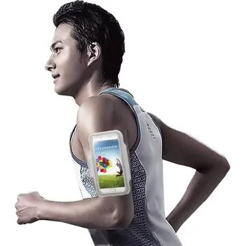 Mobilní telefon Sportovní pouzdro na ruku a mobil 4,7" - bílé