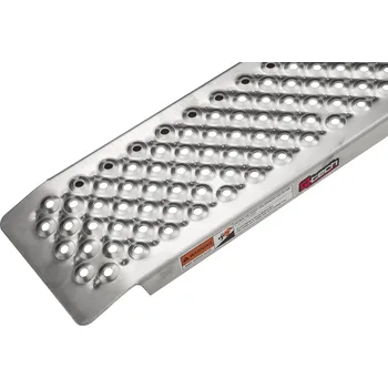 Nakládací rampa pro vozidlo Nájezdová rampa hliníková - dlouhá, Q-TECH (max. nosnost 400 kg, 1 pár)