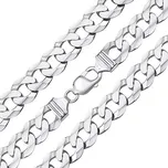 Stříbrný pánský masivní řetěz CURB Pancr varianta 60 cm TTTG0300N-60 cm