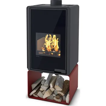 Krbová kamna HS Flamingo Krbová kamna FLAMINGO DELUXE ® PENTAI, červená