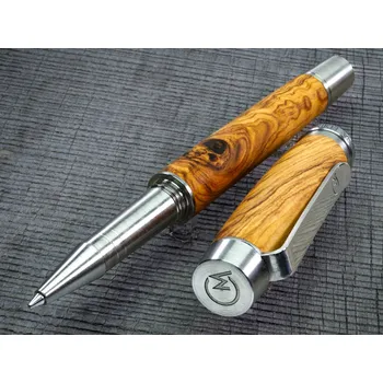 Kuličkové pero superior Stainless steel olive - Kaulona Edition - 06 č.6106