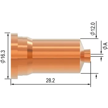 Příslušenství ke svářečce PARKER TORCHOLOGY Dýza PARKER SCP 120 - 1,4 mm (90 A) - kontaktní řezání s ochranou 5029