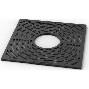 Příslušenství pro zahradní stavbu Litinová stromová mříž SQROI 100 - 100 x 100 cm Varianta: Litinová stromová mříž SQROI 100 - 100 x 100 cm
