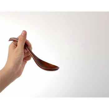 Příbor Dřevěná lžíce se zahnutou rukojetí 1