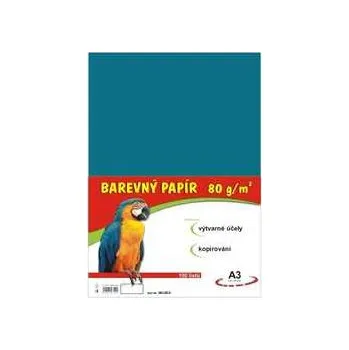 Kancelářské potřeby papír pro výtvarnou výchovu A3/100/80g světle modrý,rychlé dodání