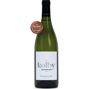 Víno Kolby Selection Rulandské bílé 2018 pozdní sběr