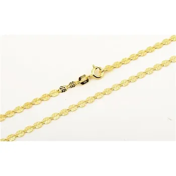 Řetízek Dámský zlatý řetízek kávové zrno 42 cm ZLR1197F + DÁREK ZDARMA