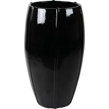 Květináč Moda Vase Black 43x74cm + doprava zdarma
